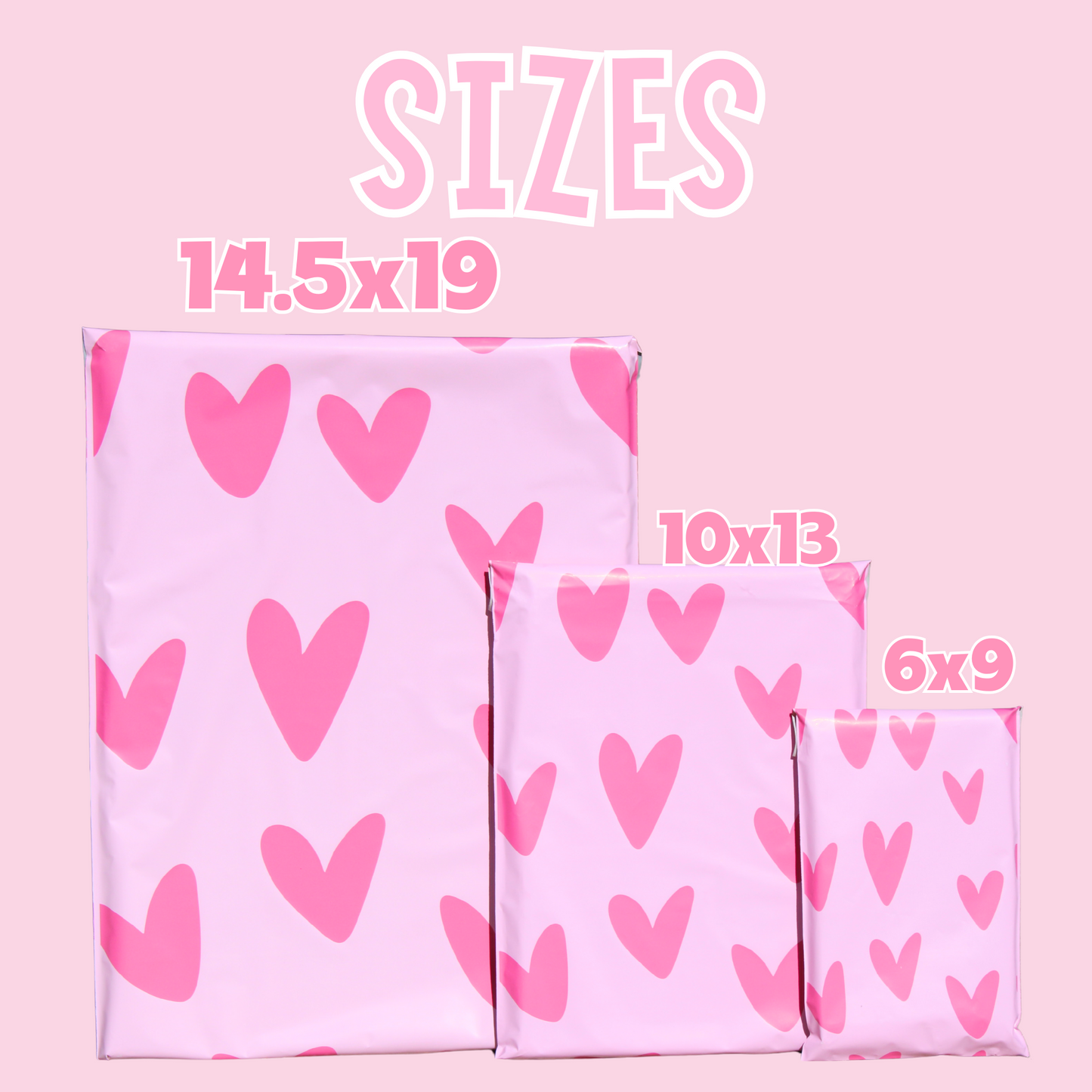 14.5 x 19 Pretty Poly Mailers