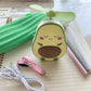Cute Avocado - Mirrored Fan Brown