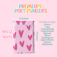 Pink Heart Variety Pack Poly Mailers - Set of 36/75/150