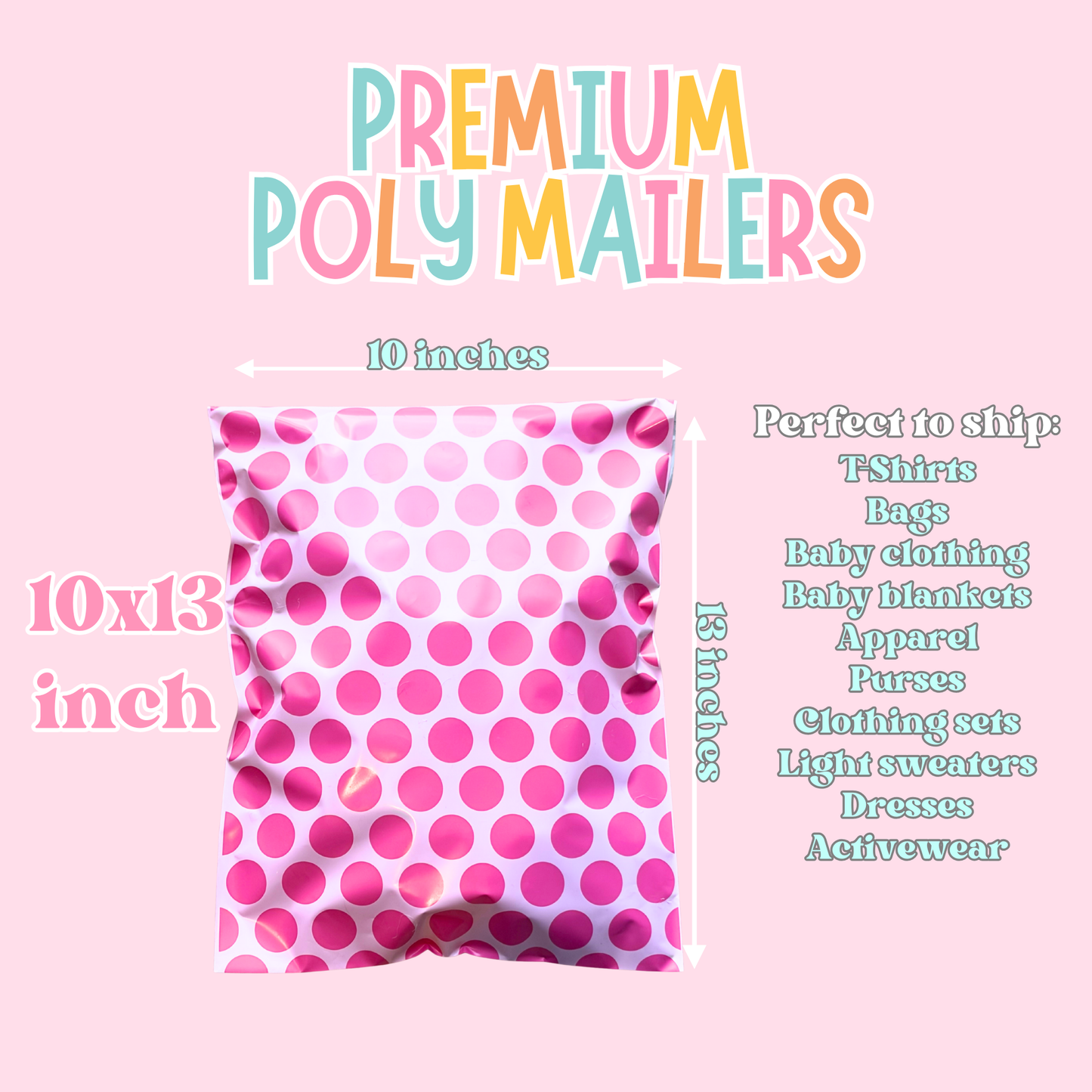 Variety Pack Poly Mailers  | 18/36