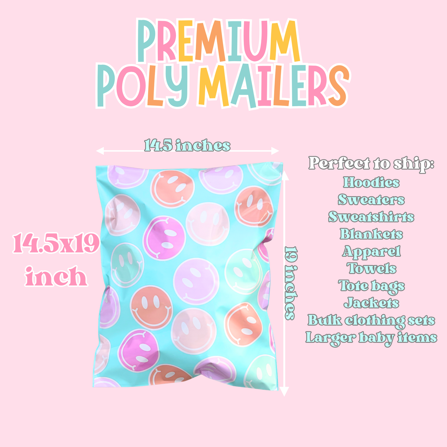 14.5 x 19" Poly Mailers