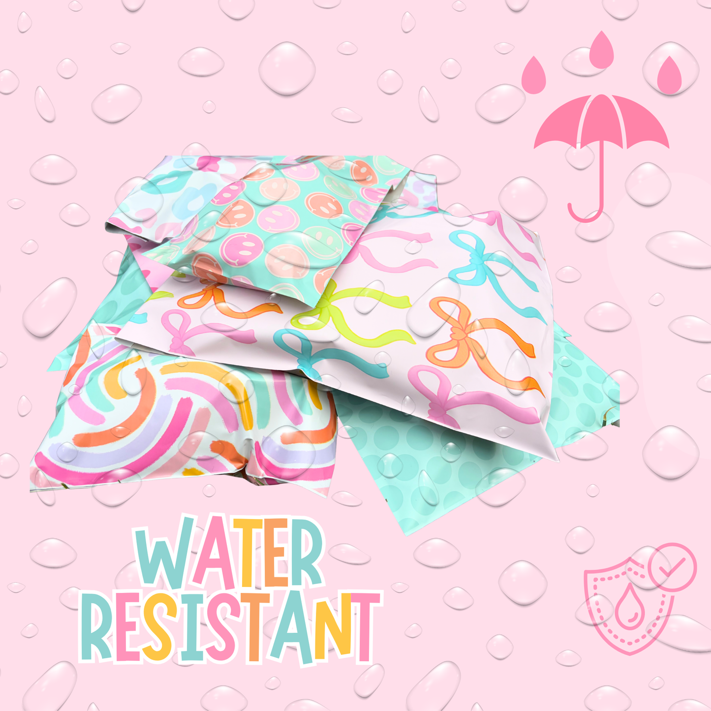 Ocean Shell Variety Pack Poly Mailers | Cute Variety Pack 36/75/150