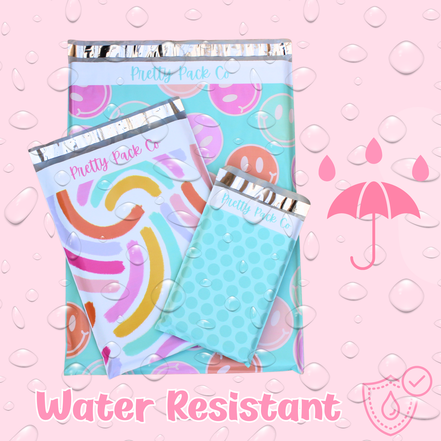 6 x 9 Pretty Poly Mailers