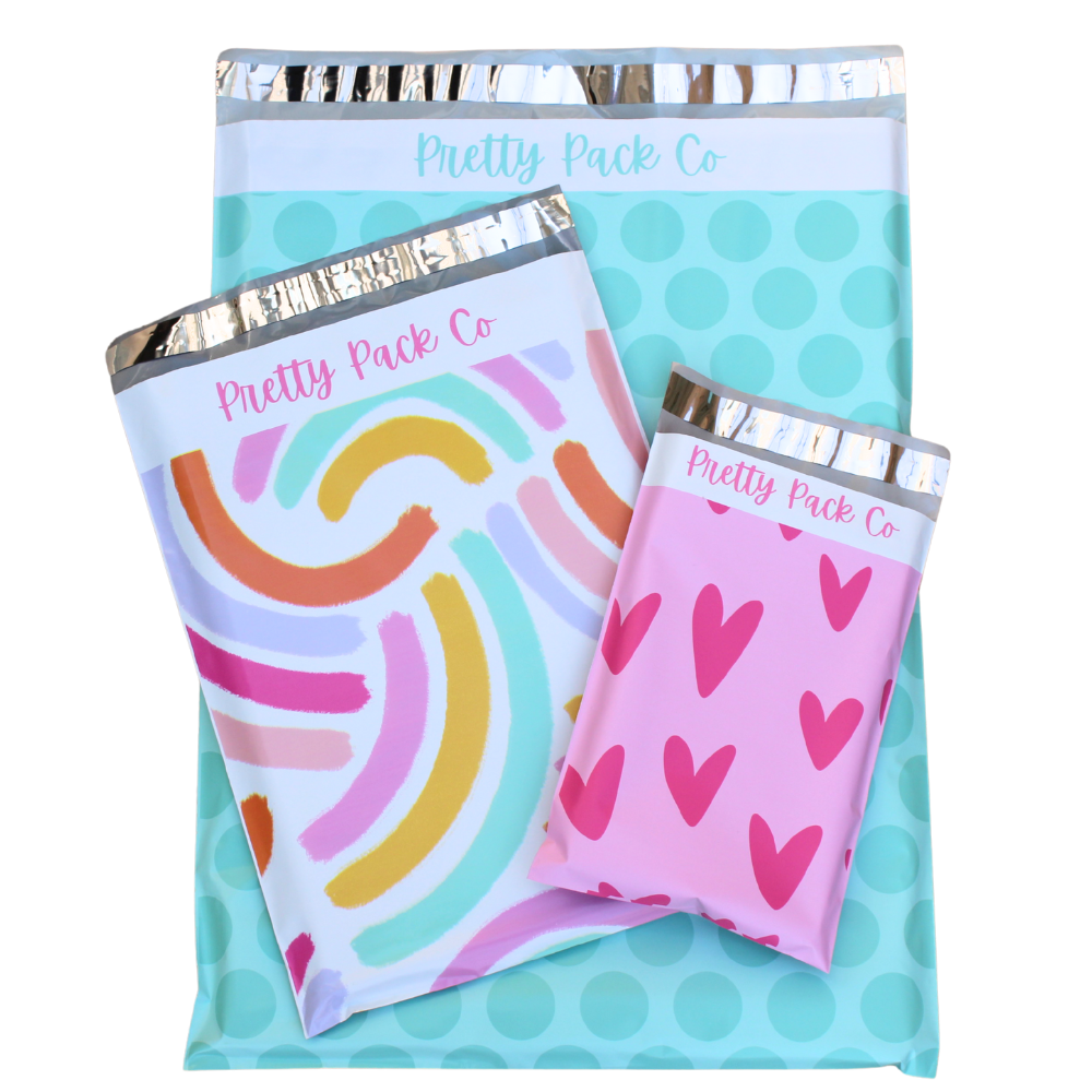 Variety Pack Poly Mailers - Set of 18 or 36